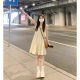 [Original Recipe] Little Girl's Suspender Sleeveless Halterneck Dress for Women's Summer Seaside Vacation Fairy Beach