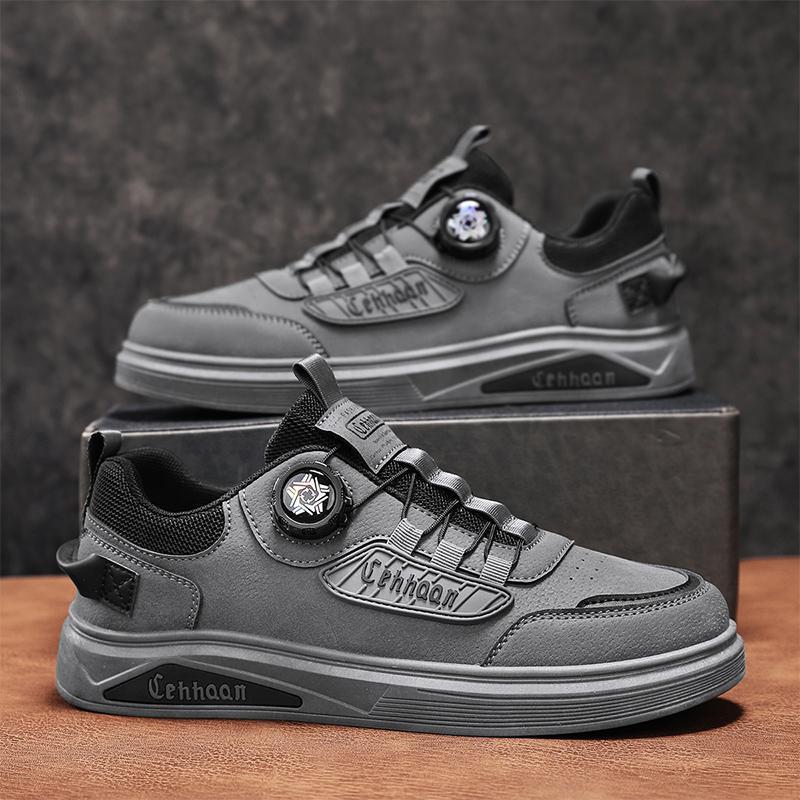 8822 zapatos de cuero de cuatro estaciones de corte bajo, tendencia de moda, deportes de todo fósforo, zapatos casuales transpirables, zapatos de hombre