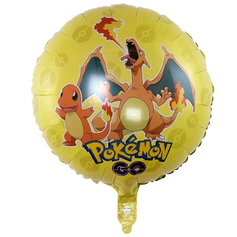 漫画ピカチュウポケモンアルミフィルムバルーン子供の誕生日パーティーシーンレイアウト装飾バルーン卸売|undefined
