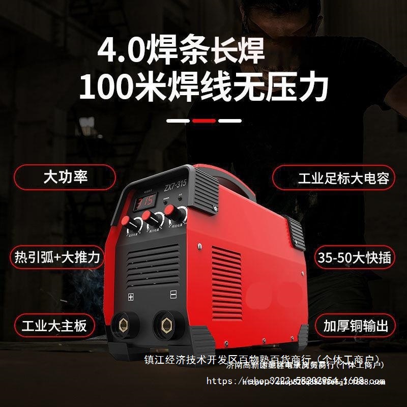德力西电焊机220v家用小250 315两用380v便携小型全铜双电压直销