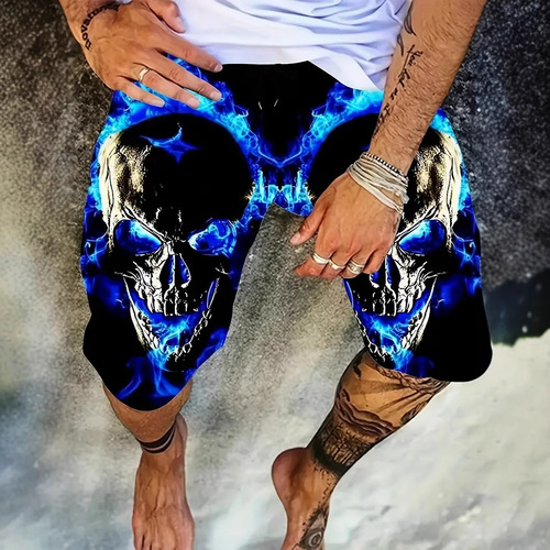 Foreign Trade 2025 Amazon Europe and America Cross-border Best-seller Loose Casual 3D Shorts Sports Five-Pocket Shorts Beach Shorts for Men