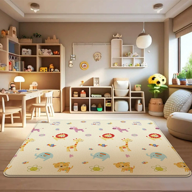 Foldable детский игровой коврик для ползания для гостиной, напольный коврик из пеноматериала, увеличенная толщина