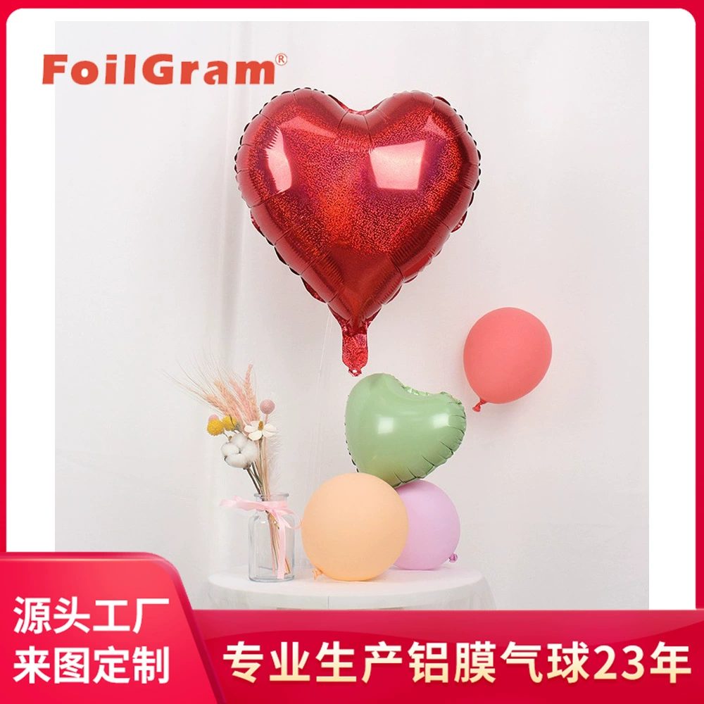 36-дюймовая алюминиевая пленка в форме сердца Love Balloon Light Board Праздник середины осени Национальный день Свадьба День Святого Валентина Признание макет