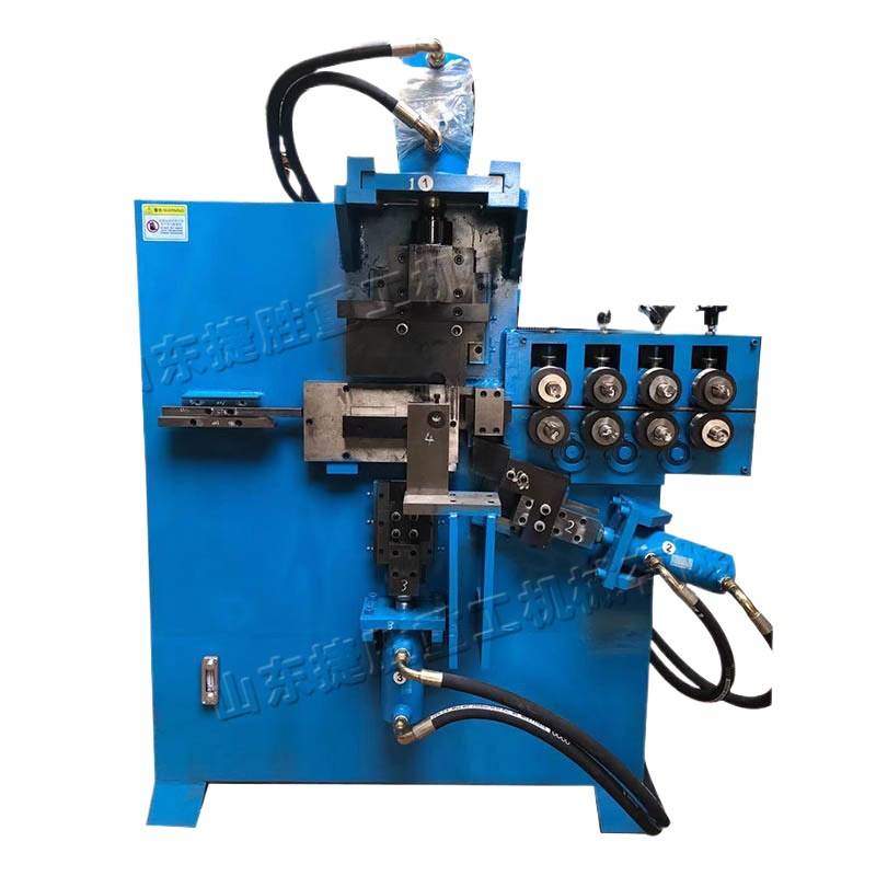 Máquina dobladora de hebilla de bolsa de tipo de espalda completamente automática máquina de hebilla de embalaje de cinturón de fibra máquina de hebilla de bolsa de metal hidráulica de escritorio que forma la máquina