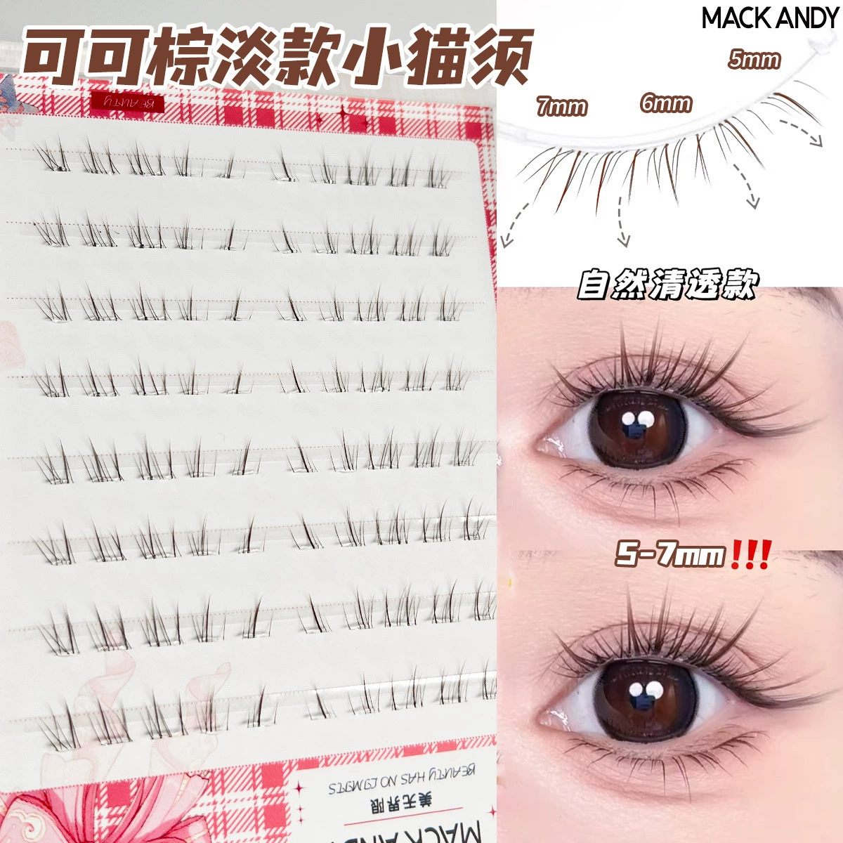 Children's Adhesive-Free False Eyelashes, Multi-Style Trays, Assorted Designs