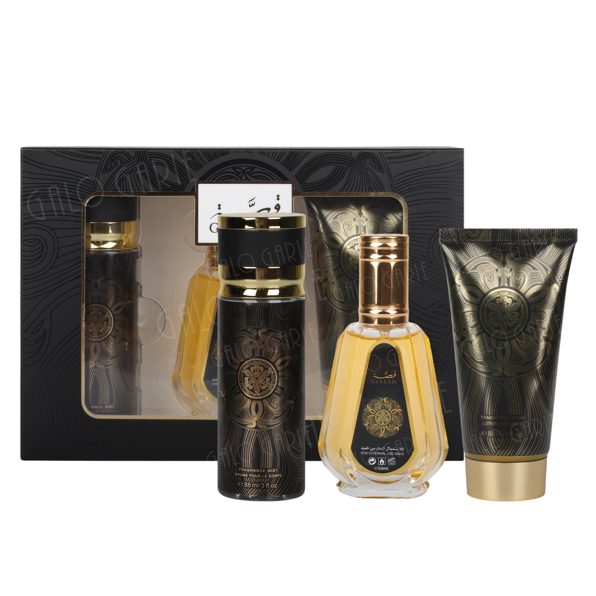 Ventas transfronterizas calientes Yara caja de perfumes Lattafa perfumes de Oriente Medio conjunto de perfumes para mujeres árabes