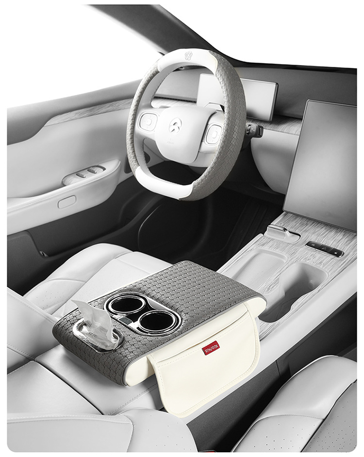 2025 New Model Three-Dimensional Pattern Car Armrest Box Mat Universal for Driving All Seasons Cross-Border Car Mat