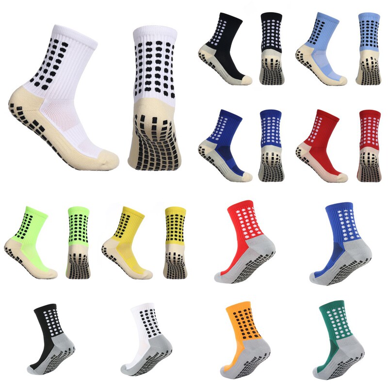 TEMU cross-border hot selling professional thickened towel bottom sweat-absorbent deodorant dispensing non-slip sports football socks yoga socks