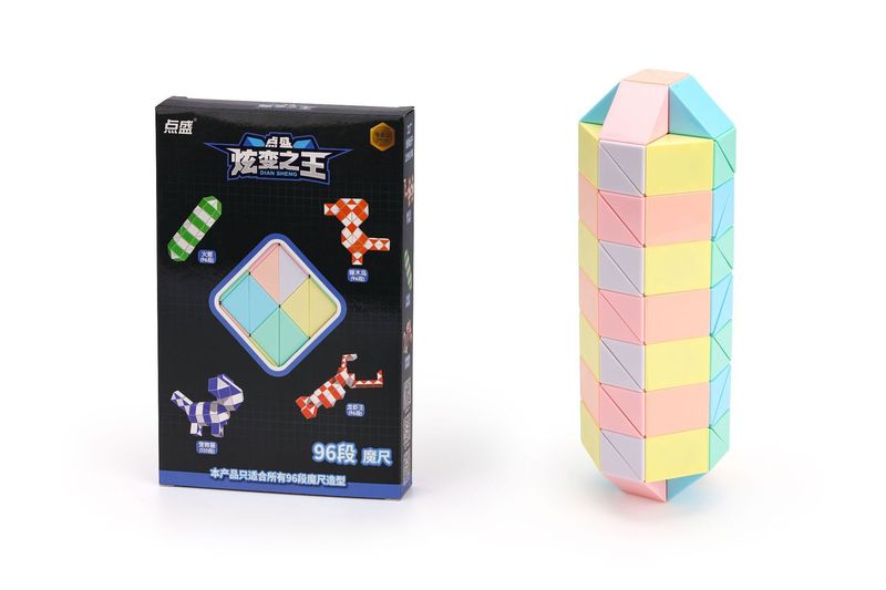 Diansheng 多用途マジック定規マカロンカラー 24 セグメント-240 セグメント教育子供のおもちゃルービックキューブ幼稚園ギフト卸売|undefined