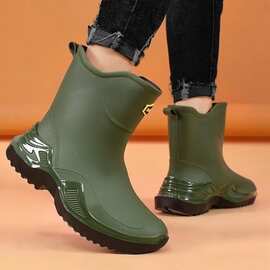 J 65948 Men Waterproof Rain Boots Fashion Anti-Slip时尚雨靴