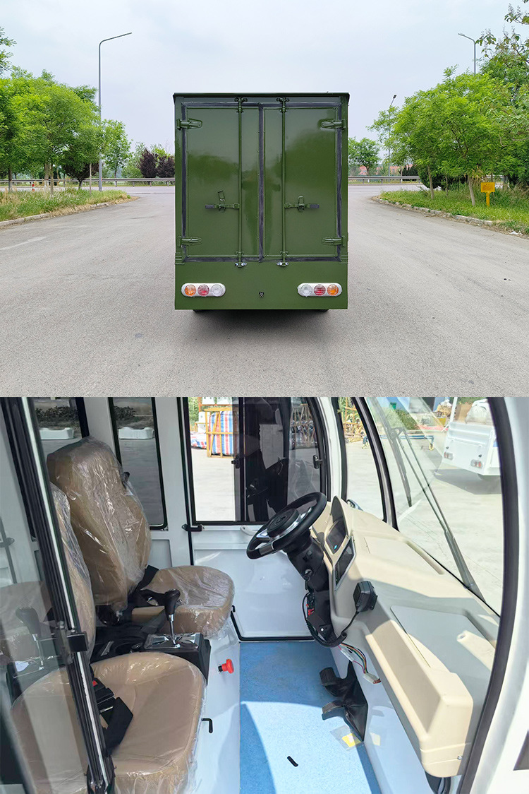 Electric Four-Wheel Truck Transfer Truck Transport Truck Factory Transport Transfer Truck Logistics Transfer Cargo Transport Truck