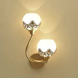 欧式壁灯客厅卧室床头灯led简约现代过道楼梯led电视机背景墙壁灯