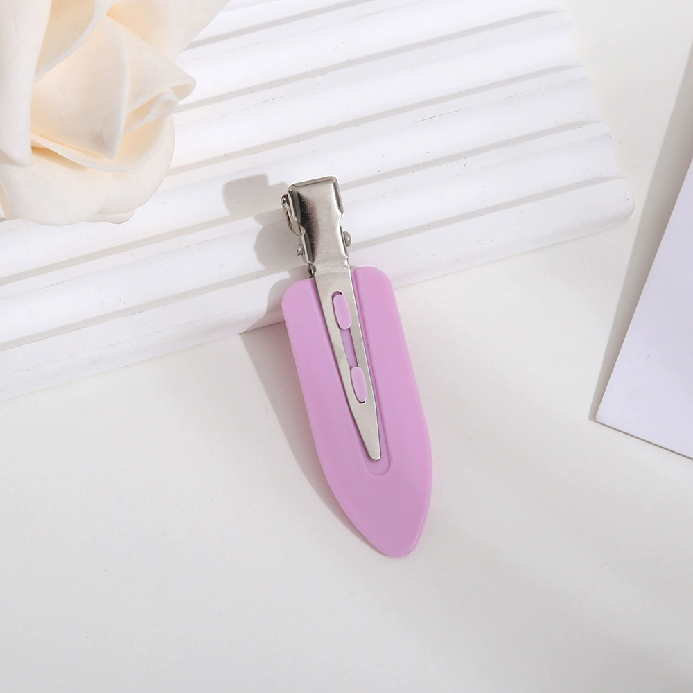 Universal acrylic matte hairgrip, cute cream hair accessory, wholesale