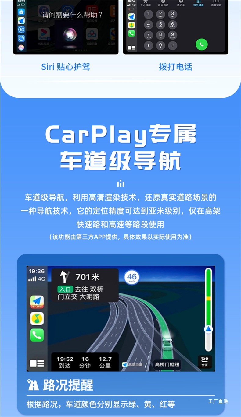 Junyong Wireless Carplay Box Is Suitable for Byd Android Car Interconnection Huawei Hicar Car Machine Model Peihui
