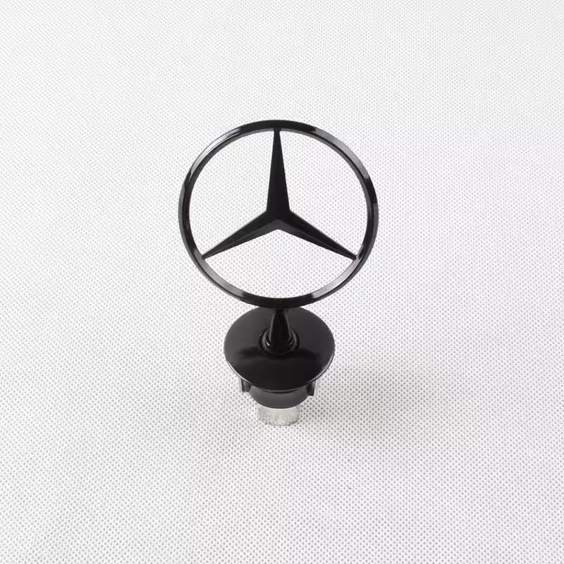 メルセデス・ベンツEクラス、Sクラス（W211）用、黒色エンブレム、金色エンブレム、E300、S350、ボンネットエンブレム、車エンブレム|undefined