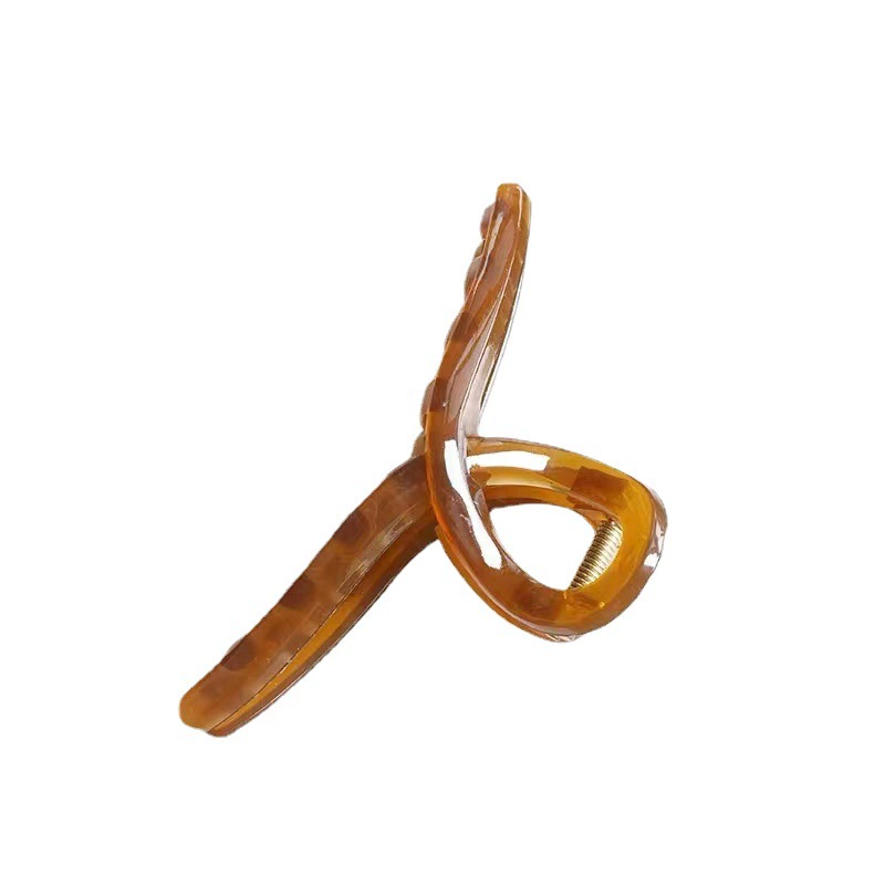 Acrylic hairgrip, big crab pin, shark, hairpins, hair accessory, South Korea