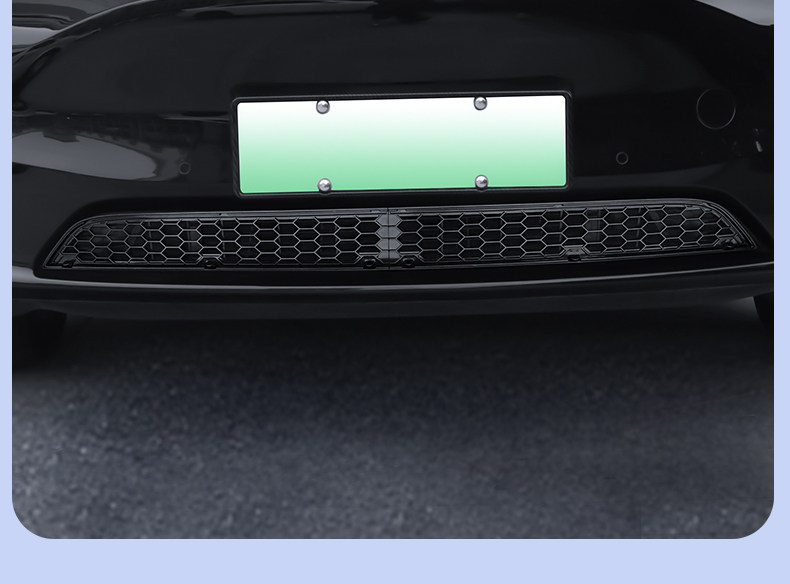 Suitable for Tesla Model 3/Y, this is a detachable, all-in-one insect screen and car modification accessory, serving as a protective cover for the front grille