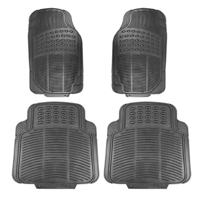 Logo Car Mats, Universal Foot Pad - pvc-3-piece-set