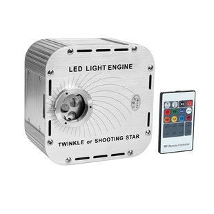 27W Flowing Water Fiber Optic Machine Twinkling Starry Sky Lighting Fiber Optic Emitter Cinema Light Source Machine Colorful Rgb Light