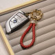 Fashion Diamond-encrusted Woven Rope Keychain Personalized Couple Car Key Chain Cute Women's Ring Buckle Anti-lost Bag Pendant