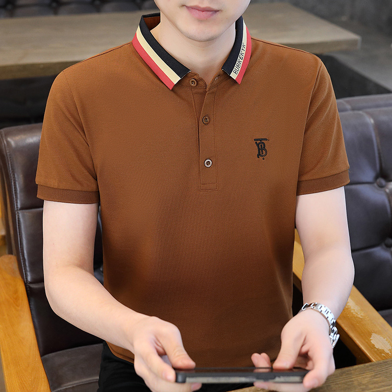 Taobaoke-5052-P32-2024 Camisa POLO estándar bordada de alta calidad de verano Camiseta de manga corta para jóvenes-Verano 8