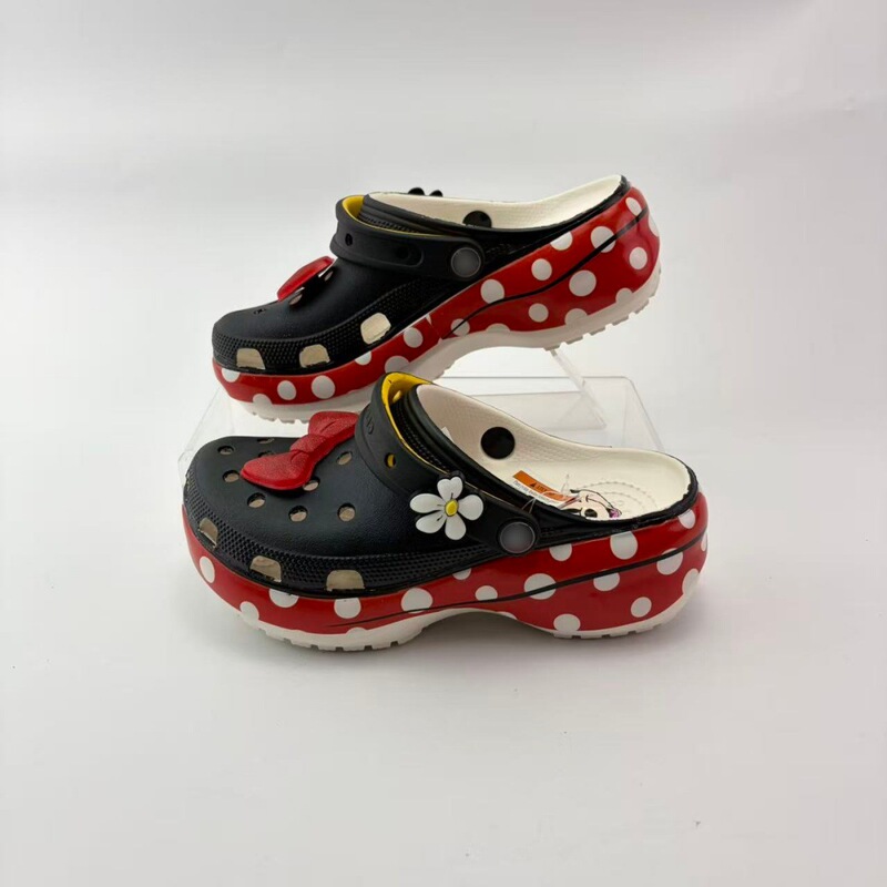New Co-Branded Cartoon Mickey Cloud Women's Cute Printed Non-Slip Slippers with Shoe Charms Factory New Co-Branded Cartoon Mickey Cloud Women's Cute Printed Non-Slip Slippers with Shoe Charms Factory