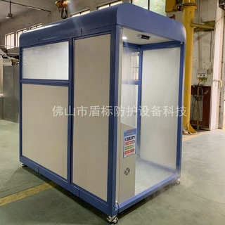 盾标防护消毒通道人体感应全封闭式自动门消毒舱食品厂养殖场消杀