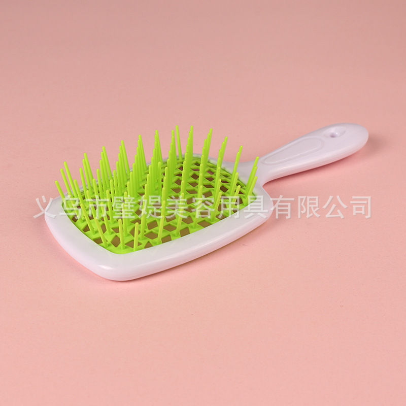 Peine Masajeador con Cojín de Aire de Malla Cuadrada de ABS para Cabello Seco y Húmedo image 19
