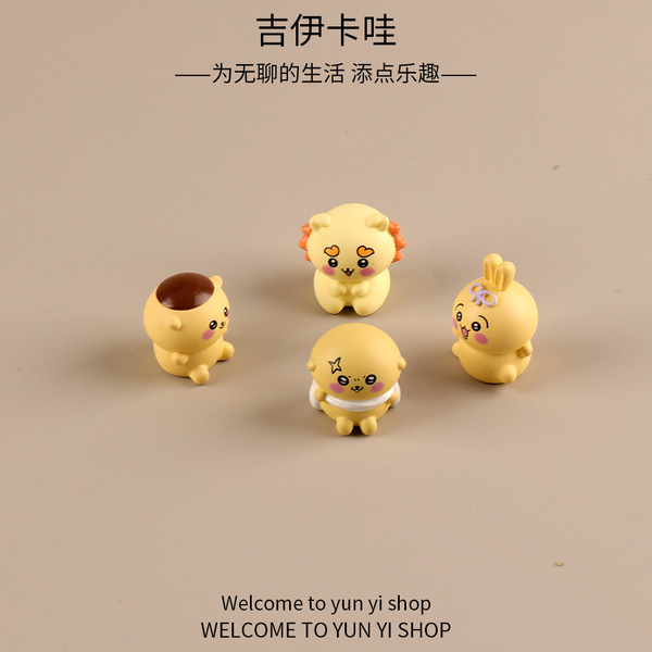 Creative cartoon resin decor