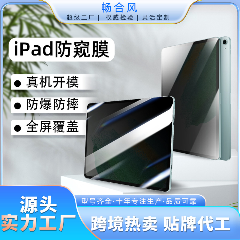 Suitable for Ipadpro 11inch Privacy Tempered Film Air7 Tablet Mini6 Apple 2025 New Computer Protective Film
