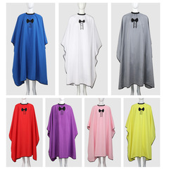 Hair care products adult hairdressing cape bow tie head shaving hair cutting hair dyeing elastic band collar hair salon hairdresser cape