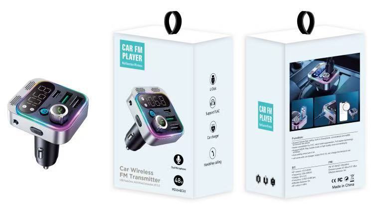 P17 車の Bluetooth MP3 音楽プレーヤー車の FM トランスミッター PD20W QC3.0 車の携帯電話充電|undefined