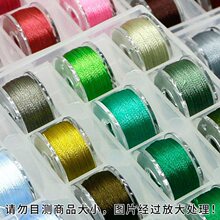 绣线120d/2花丝光棉花娃娃手作DIY五官表情发际用涤纶厂家批发