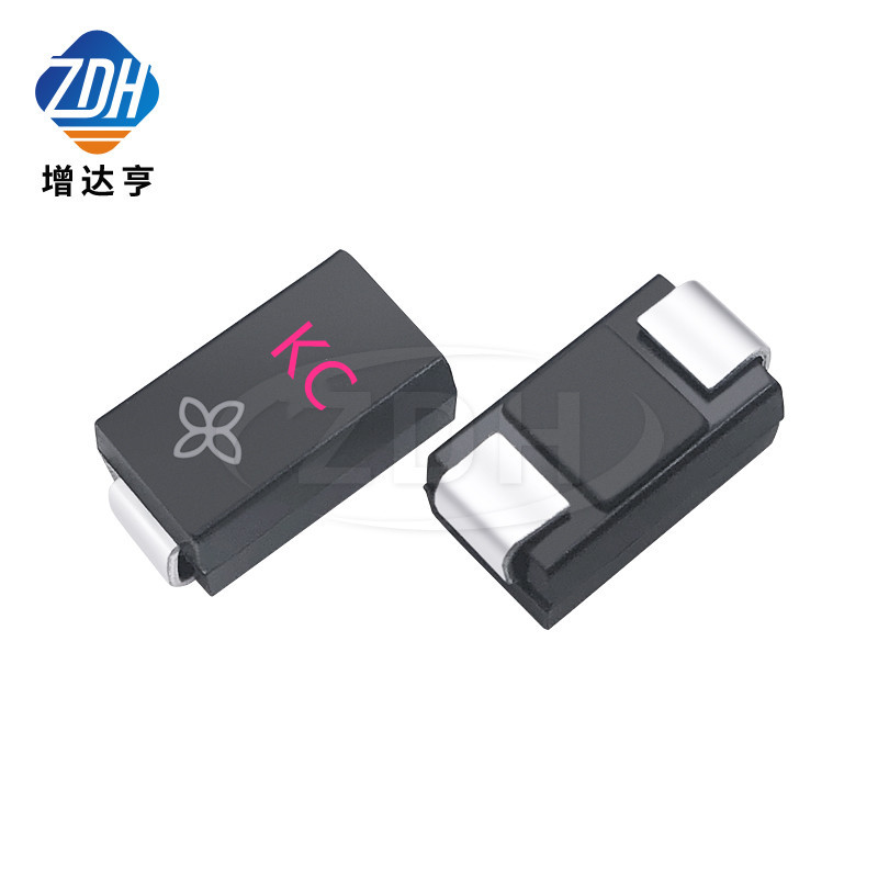 TVS管 SMAJ3.3CA DO-214AC 丝印KC 3.3V双向 SMA瞬态抑制二极管