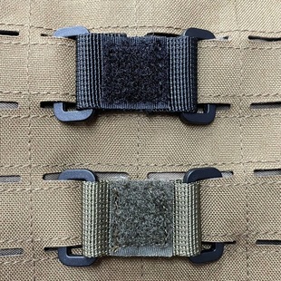 Magic Tape Base Backpack Strap Molle Conversion System Rectangular Base Medal Wearing Accessories DIY Accessories