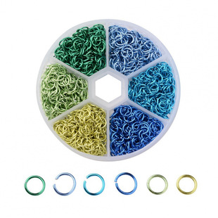 �羳��Ʒ���h�B�ӭh�M�����b �ֹ�diy�Ʒ��� 6mm��ɫ�XȦ�_��Ȧ
