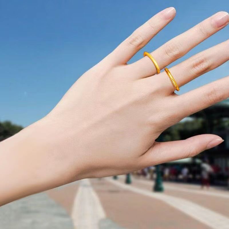 Traditional Gold Plated Designer Ring For Women And Couples_voghion.com