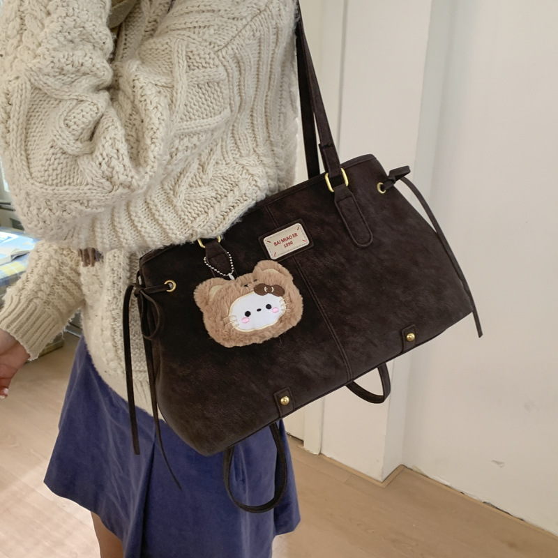 Meilade Underarm Bag for Women, Autumn/Winter 2025 New Trendy Fashion Retro Large Capacity Multi-Use Backpack and Shoulder Bag