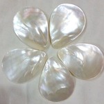 水滴横孔白蝶贝 diy贝壳饰品配件汉服配饰