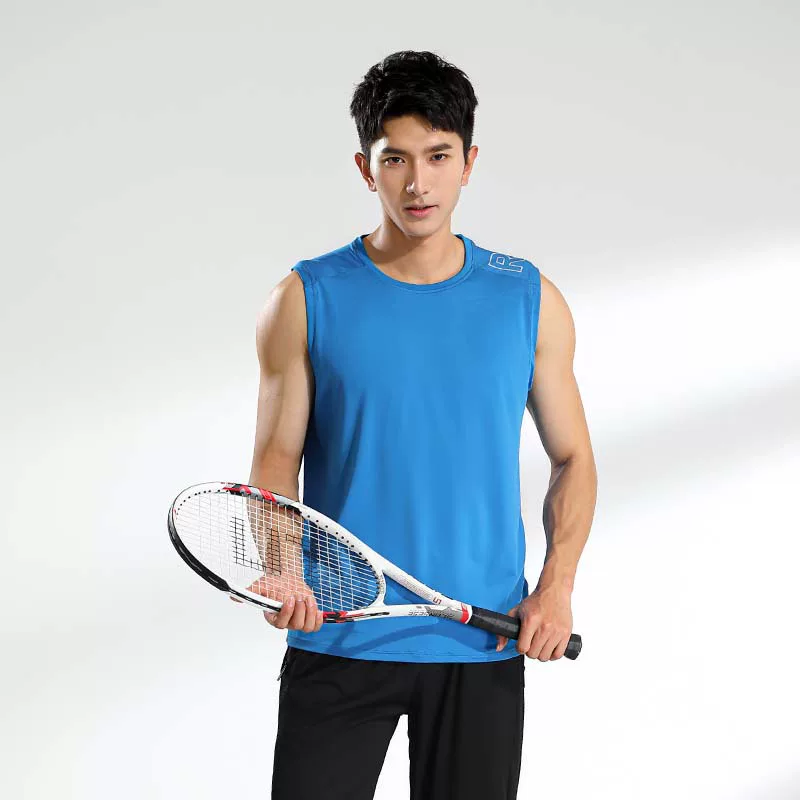 Summer quick dry sports breathable vest for training for gym sleevless, for running, loose fit
