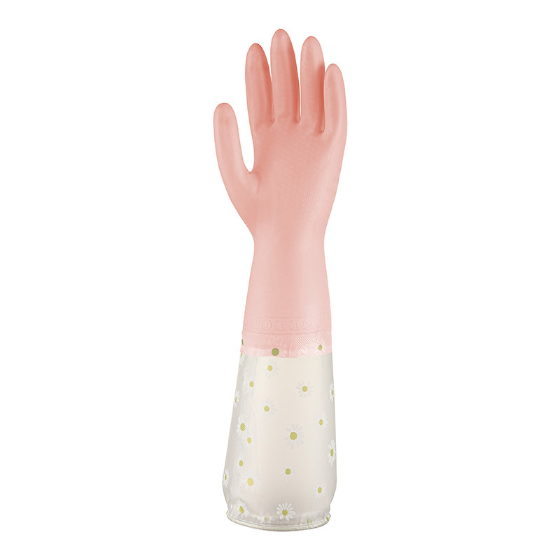 Long Waterproof Washing-up Gloves For Kitchen And Laundry Use_voghion.com
