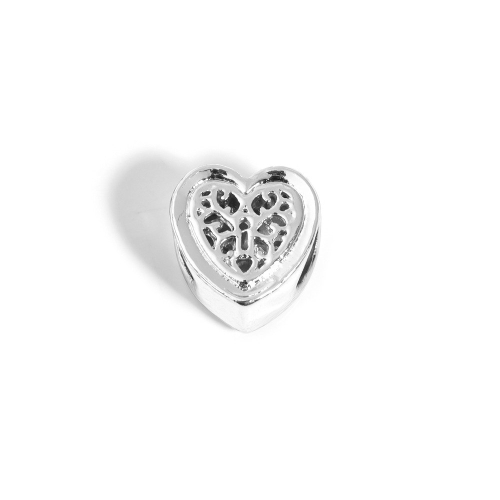 20g Weight Beads Jewelry Making Type DIY Jewelry Accessories Classification 10 PCS/Package Quantity Alloy Material Heart Shape, Crown, Notes Pattern Plating Design Simple Style Style 10 PCS/Package Alloy Heart Shape Crown Notes Beads 15