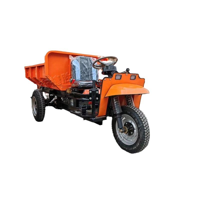 Túnel de triciclo eléctrico minero auto-descarga camión de basura subterráneo construcción de Metro camión volquete de arenisca subterránea