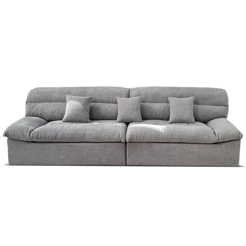 comercio exterior vacío tela sofá sin marco esponja pura sofá de compresión Foshan fábrica de sofá de compresión