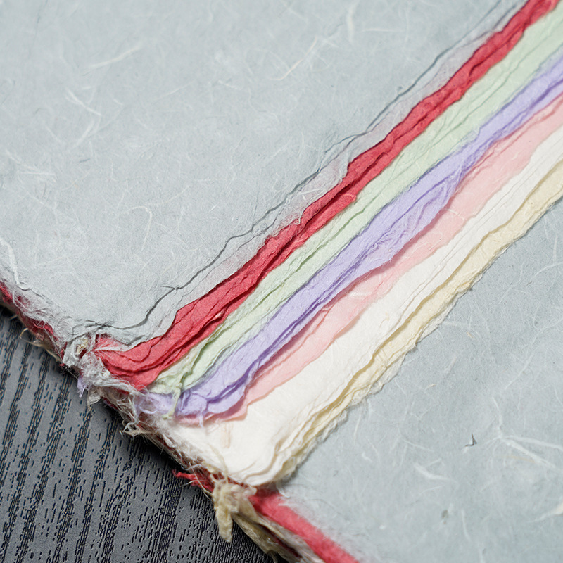 Huizhou Yuxuan colorido agua clara Yunlong papel de papel de aceite paraguas lámpara de papel de arroz en blanco de fibra gruesa decoración de papel de embalaje