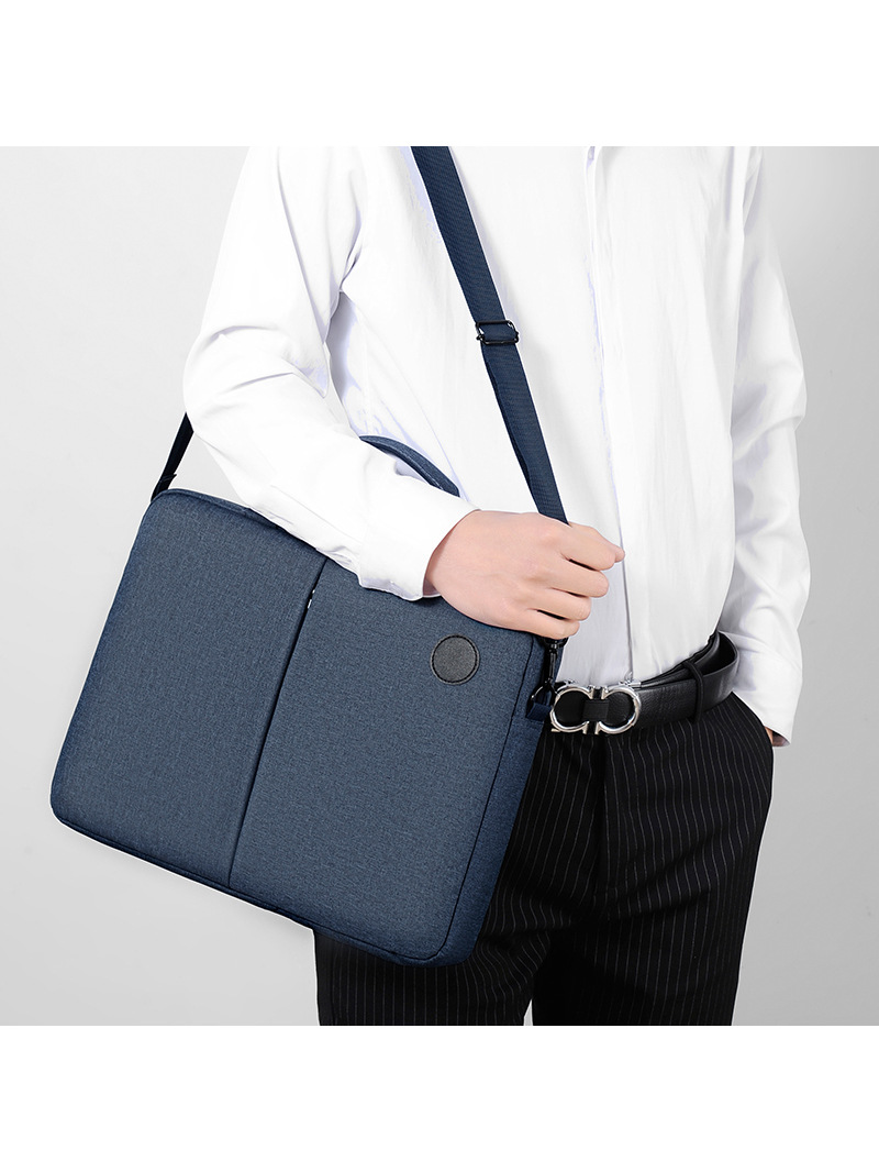 Transfronterizo nuevo hombro maletín de los hombres de negocios de cercanías bolsa de archivo ligero de gran capacidad bolsa de Ordenador Portátil Bolsa de ordenador