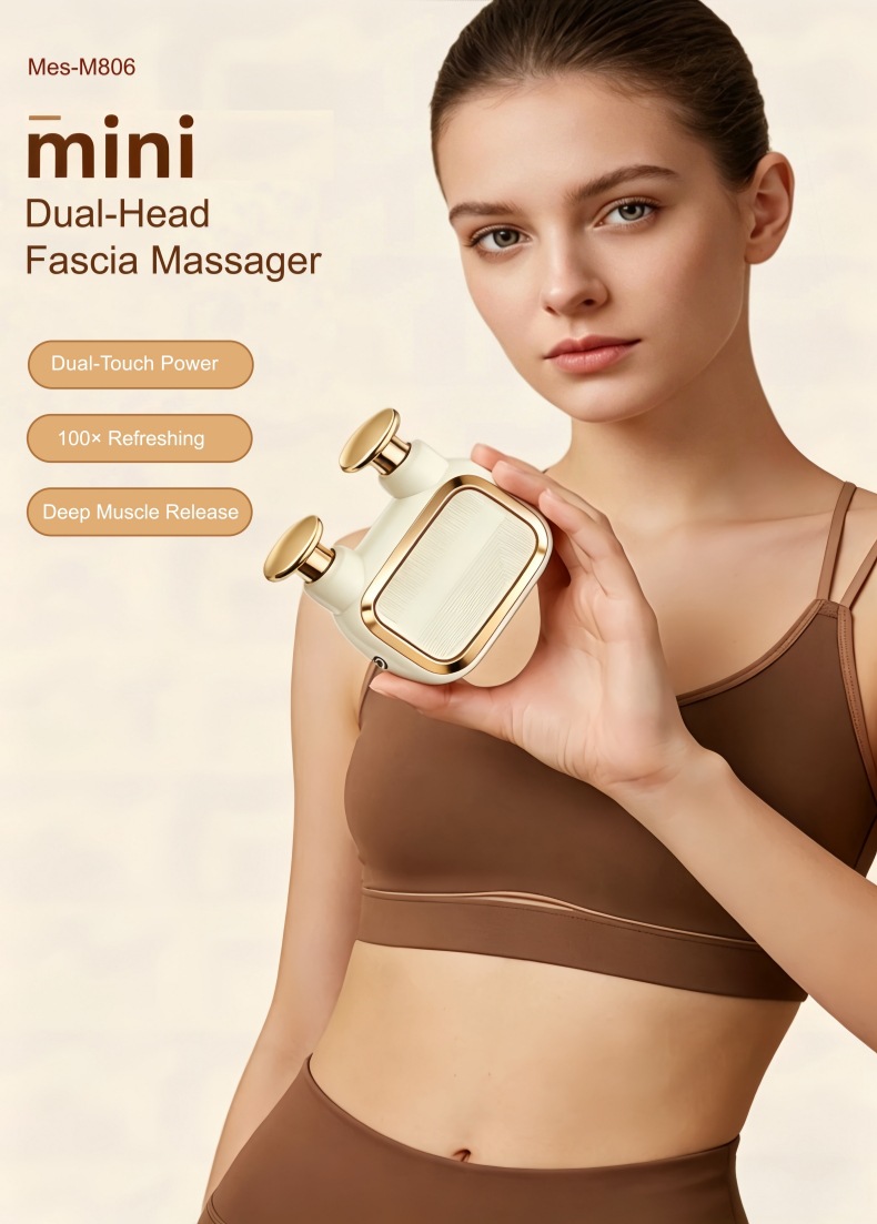 Pistolet de massage portable mini appareil pour nuque et dos_voghion.com
