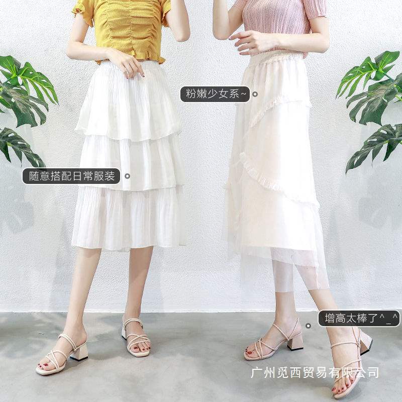 Sandals for Women 2025 New Thick Heel High Heel Two-Wear Square Heel Medium Heel Strap Summer Fairy Style Shoes with Skirts