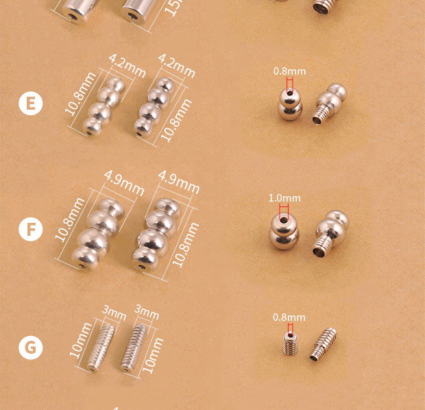 S925 Sterling Silver DIY Silver Accessories Necklace Screw Connection Buckle Accessories Red Rope Bracelet Beaded Spacer Beads Woven Jewelry