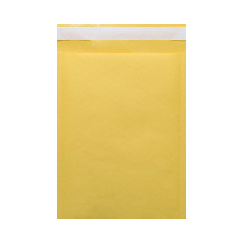 Material expreso del PE del bolso del embalaje del sobre del bolso de burbuja amarillo del sobre del papel de Kraft